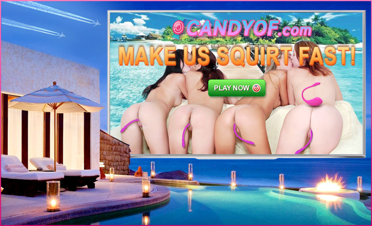 CANDYOF.com - TAKE FULL CONTROL OF CAM GIRLS CUM FAST WET ORGASM WITH LOVENSE LUSH TOY LIVE landing cam sluts front